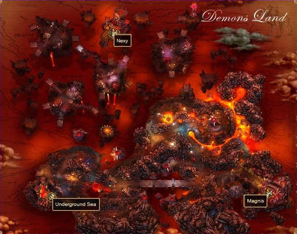 Karte von Demonis
