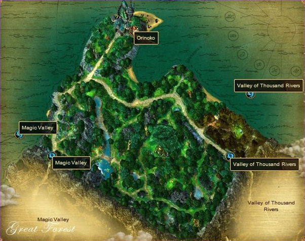 Vorschaubild: Karte vom Großen Wald